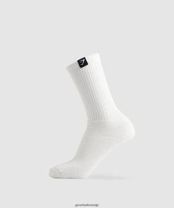 アクセサリー Gymshark プレミアムコーマコットンシングル 白 ユニセックス T2X2641093