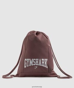 アクセサリー Gymshark 大学用ジムサック ほこりっぽい栗色 ユニセックス T2X2641073