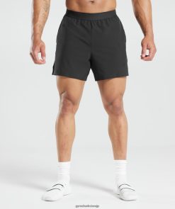 衣類 Gymshark 315 ウーブンショーツ 黒 男性 T2X264547