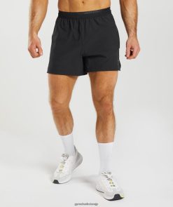 衣類 Gymshark アペックス 5インチ ハイブリッド ショーツ 黒 男性 T2X264548