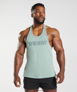 衣類 Gymshark アポロストリンガー デザートセージグリーン 男性 T2X264996