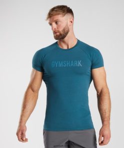 衣類 Gymshark アポロTシャツ アトランティックブルー 男性 T2X264753