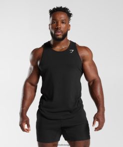 衣類 Gymshark クリティカル 2.0 タンク 黒 男性 T2X264924