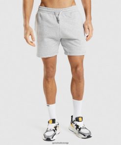 衣類 Gymshark クレストショーツ ライトグレーメランジ 男性 T2X264568