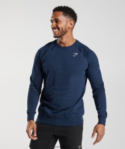 衣類 Gymshark クレストスウェットシャツ 海軍 男性 T2X264814