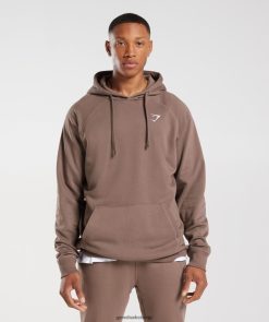 衣類 Gymshark クレストパーカー トリュフブラウン 男性 T2X264820