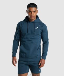 衣類 Gymshark クレストパーカー 海軍 男性 T2X264793