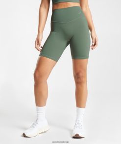 衣類 Gymshark サイクリングショーツを進化させる 柳の緑 女性 T2X26450
