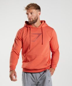 衣類 Gymshark シャークヘッドインフィルパーカー ストームレッド 男性 T2X264865