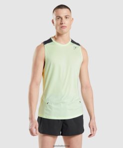 衣類 Gymshark スピードエボリューションタンク キュウリの緑 男性 T2X264909