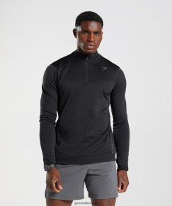 衣類 Gymshark スポーツ1/4ジップ 黒 男性 T2X264791