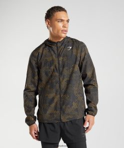 衣類 Gymshark スポーツウインドブレーカー ターメリックイエロー 男性 T2X264810