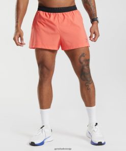 衣類 Gymshark スポーツラン3インチショーツ 航空宇宙オレンジ 男性 T2X264526