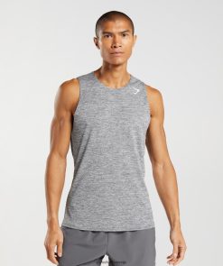 衣類 Gymshark スリムマールタンク入荷 シルエット グレー/ライトグレーメール 男性 T2X264906