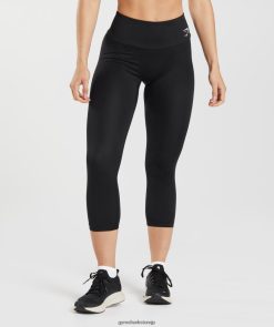 衣類 Gymshark トレーニング 7/8 レギンス 黒 女性 T2X264278