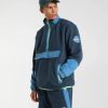 衣類 Gymshark バイブスフリース1/4ジップ ネイビー/レイクサイドブルー 男性 T2X264809