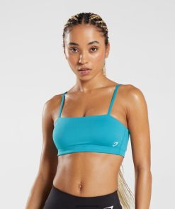 衣類 Gymshark バンドゥスポーツブラ コメットブルー 女性 T2X264114