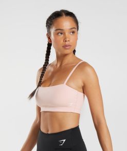 衣類 Gymshark バンドゥスポーツブラ ミスティピンク 女性 T2X264215