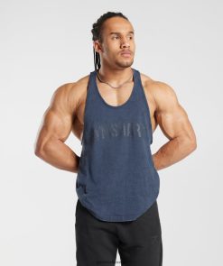 衣類 Gymshark パワーウォッシュストリンガー イブニングブルー 男性 T2X264983