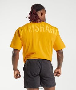 衣類 Gymshark パワーTシャツ 晴れた黄色 男性 T2X264593