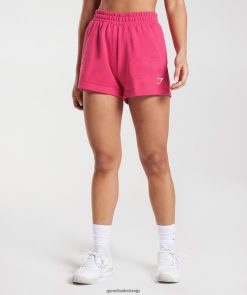 衣類 Gymshark フラクションスウェットショーツ 明るいフクシア 女性 T2X26415