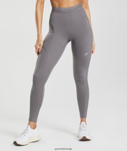 衣類 Gymshark ランニングレギンス チタングレー 女性 T2X264332
