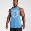 衣類 Gymshark レガシィドロップアームタンク 海岸の青 男性 T2X264958