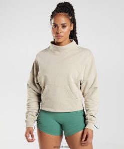 衣類 Gymshark レガシー ウォッシュド スウェットシャツ ペブルグレー 女性 T2X264399