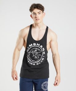 衣類 Gymshark レガシーストリンガー 黒 男性 T2X2641005