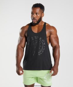 衣類 Gymshark レガシーストリンガー 黒 男性 T2X2641008