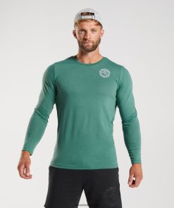 衣類 Gymshark レガシーロングスリーブTシャツ ホヤグリーン 男性 T2X264643