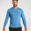 衣類 Gymshark レガシーロングスリーブTシャツ 海岸の青 男性 T2X264675