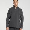 衣類 Gymshark 休息日 1/4 zip オニキスグレー 男性 T2X264862
