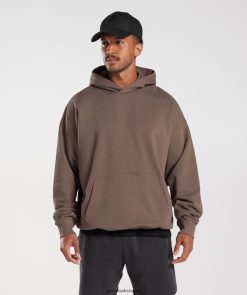 衣類 Gymshark 休息日の必需品パーカー トリュフブラウン 男性 T2X264876