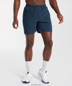衣類 Gymshark 到着ショーツ 海軍 男性 T2X264533