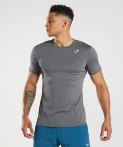 衣類 Gymshark 到着Tシャツ シルエットグレー 男性 T2X264638