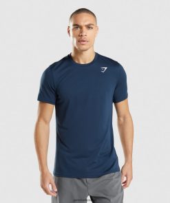 衣類 Gymshark 到着Tシャツ 海軍 男性 T2X264611