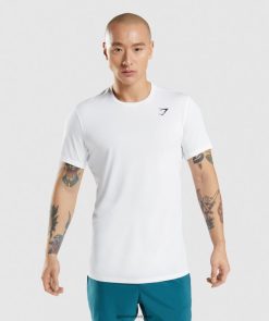 衣類 Gymshark 到着Tシャツ 白 男性 T2X264581