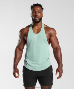 衣類 Gymshark 反応ストリンガー フロストティール 男性 T2X264993