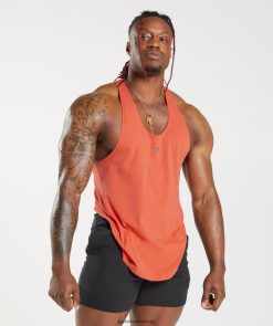衣類 Gymshark 大胆なストリンガー 航空宇宙オレンジ 男性 T2X2641018