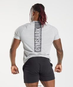 衣類 Gymshark 大胆なTシャツ ライトグレー 男性 T2X264762