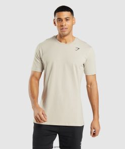 衣類 Gymshark 必須のTシャツ ペブルグレー 男性 T2X264758