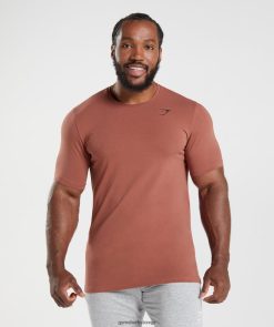 衣類 Gymshark 必須のTシャツ ローズブラウン 男性 T2X264670