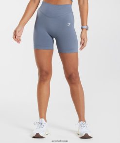 衣類 Gymshark 汗シームレスショーツ イブニングブルー 女性 T2X26421