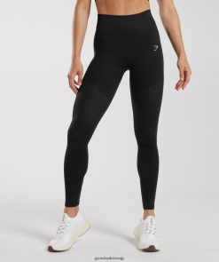 衣類 Gymshark 汗シームレスメッシュレギンス 黒 女性 T2X264243