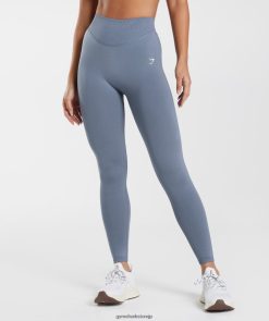 衣類 Gymshark 汗シームレスレギンス イブニングブルー 女性 T2X264248