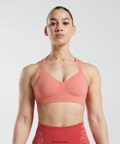 衣類 Gymshark 無限のスポーツブラ テラコッタピンク 女性 T2X264134