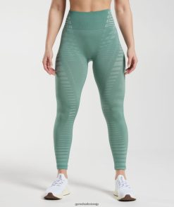 衣類 Gymshark 無限のレギンス インクティール/フロストティール 女性 T2X264340