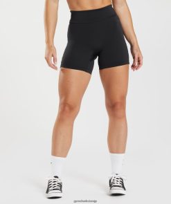 衣類 Gymshark gsパワーオリジナルタイトショーツ 黒 女性 T2X2641