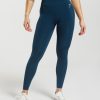 衣類 Gymshark gsパワーオリジナルレギンス 海軍 女性 T2X264240